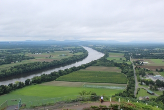View of Connecticut River from Mount Sugarloaf