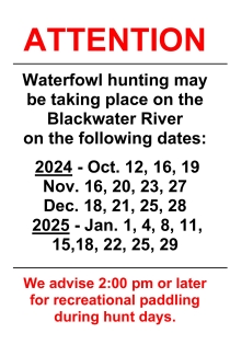 2024-25 Blackwater NWR Water Trails Advisory